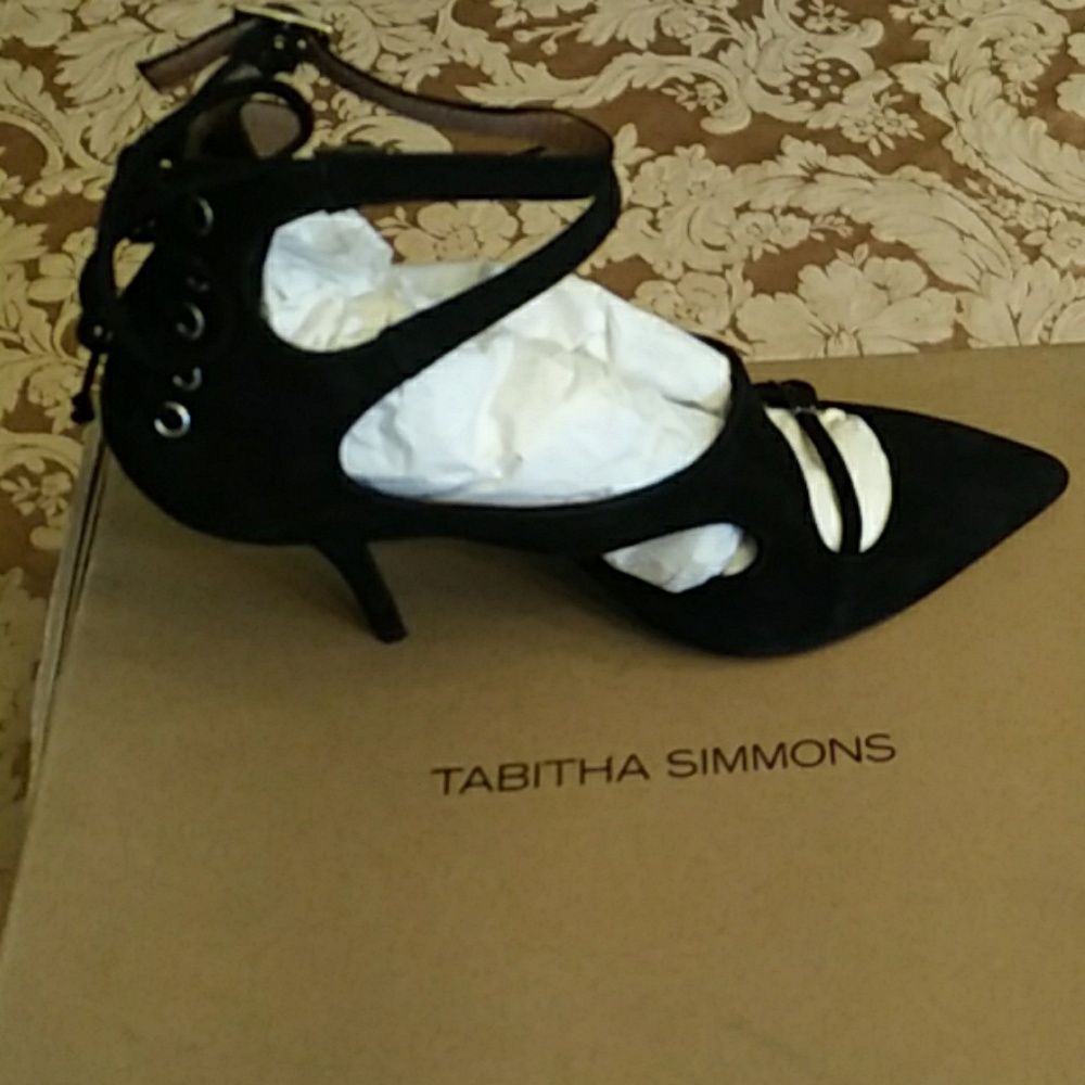 Tabitha Simmons Suede Heels